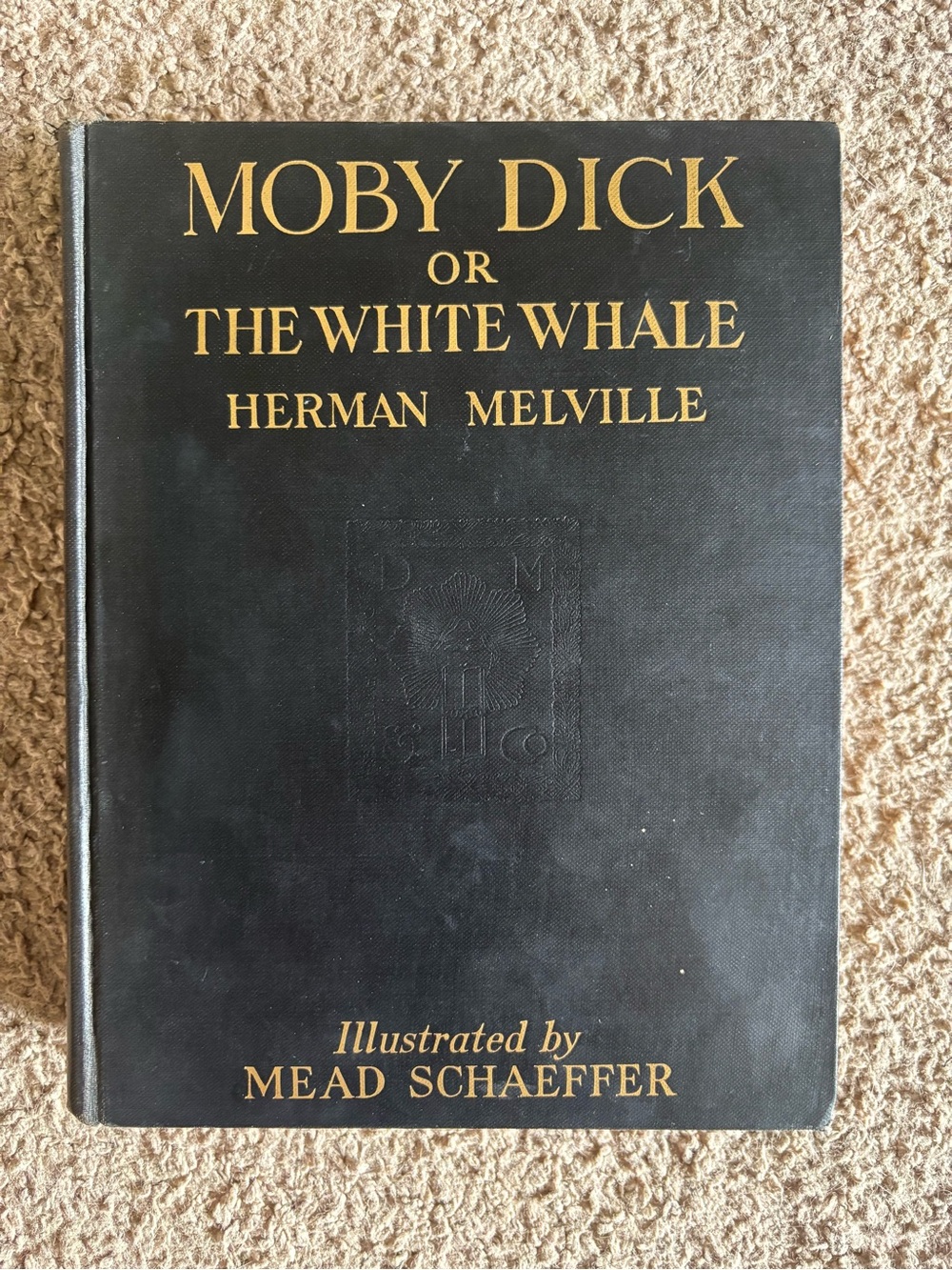 Moby Dick or the White Whale, Herman Melville (1923) Mead Schaeffer, Dodd, Mead